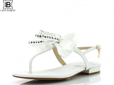 ŽENSKI SANDALI LAURA BIAGIOTTI 6837 BASIC/WHITE