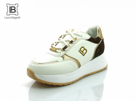 ŽENSKI LAURA BIAGIOTTI 8908 WHITE/BROWN
