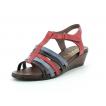 ŽENSKI SANDALI LIZARD 7816 BLACK-BLUE-RED