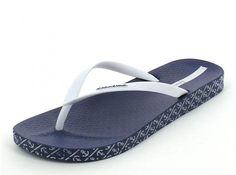 ŽENSKE JAPONKE IPANEMA ANATOMIC SOFT BLUE/WHITE