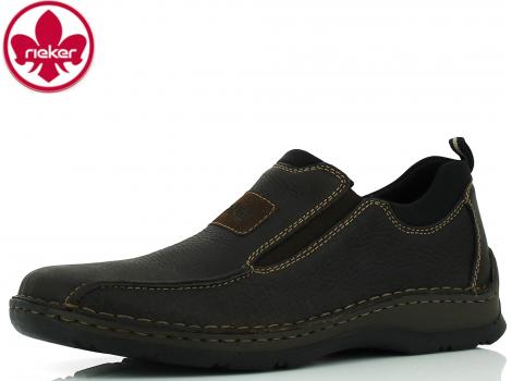 MOŠKI CASUAL RIEKER 05363-25 KASTANIE/SCHWARZ