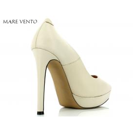 ŽENSKI ELEGANTNI MARE VENTO 12272 BEIGE LEATHER