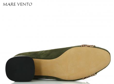 ŽENSKI ELEGANTNI MARE VENTO 12296 KHAKI SUEDE