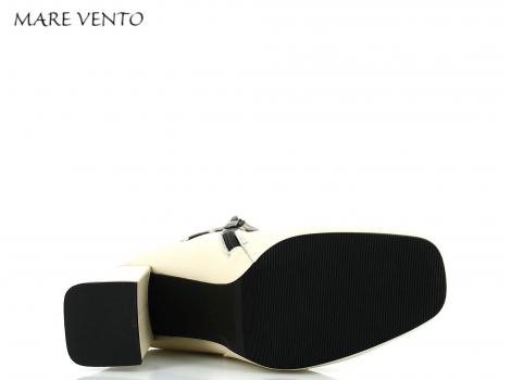 ŽENSKI GLEŽNAR MARE VENTO 12425 BEIGE LEATHER