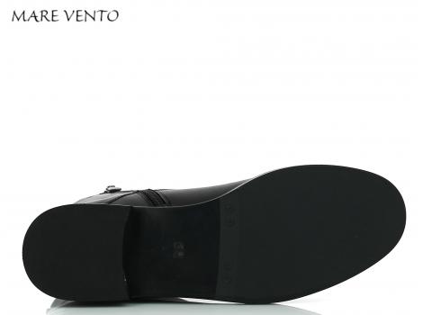 ŽENSKI GLEŽNAR MARE VENTO 12482 BLACK LEATHER