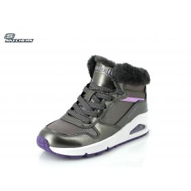 OTROŠKI SKECHERS UNO-COZY 310518 GUN MET