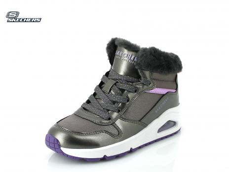 OTROŠKI SKECHERS UNO-COZY 310518 GUN MET
