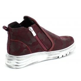 ŽENSKI CASUAL SPUNK 3051 CAMOFLAGE BURGUNDY