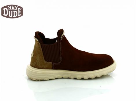 ŽENSKI HEYDUDE BRANSON W SUEDE BROXN/SNA