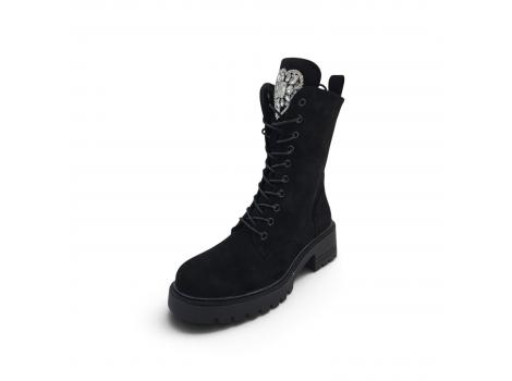 ŽENSKI COMER HBL-128 BLACK SUEDE