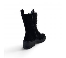 ŽENSKI COMER HBL-128 BLACK SUEDE